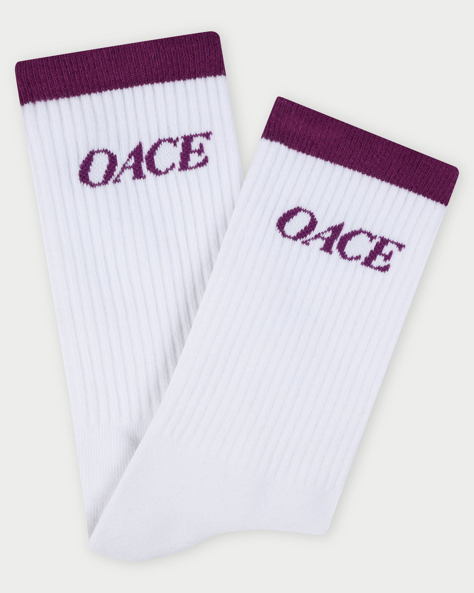 white/dark plum