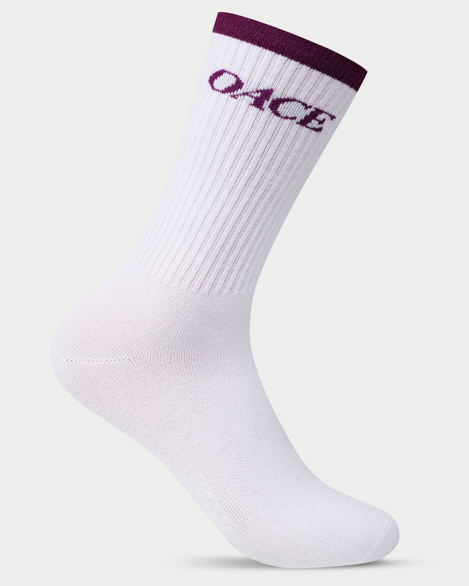 white/dark plum