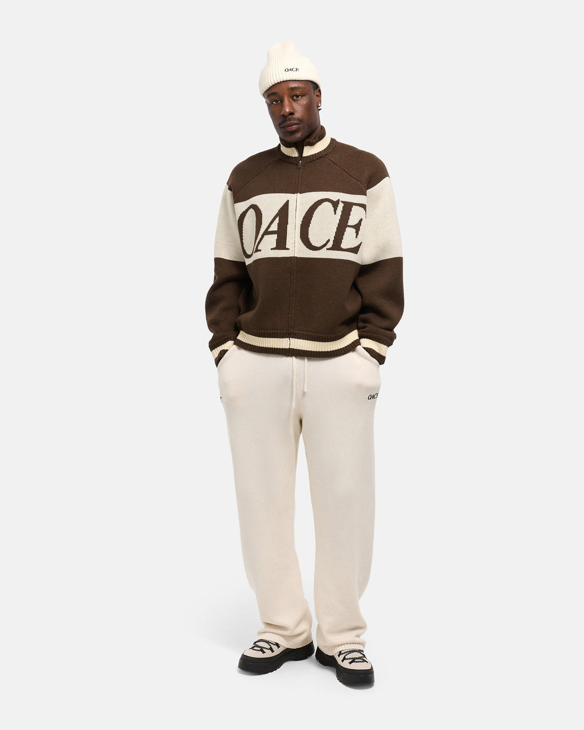 espresso/cream beige|men