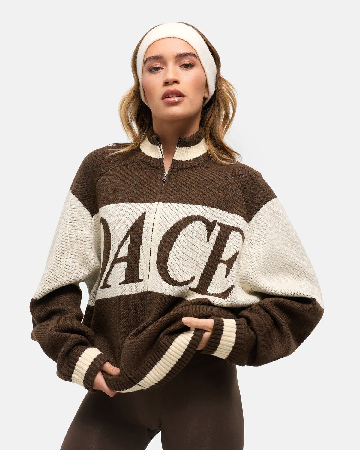 espresso/cream beige|women