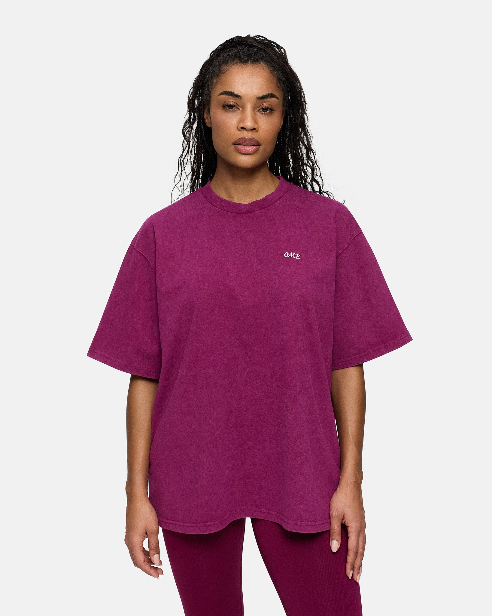 washed dark plum