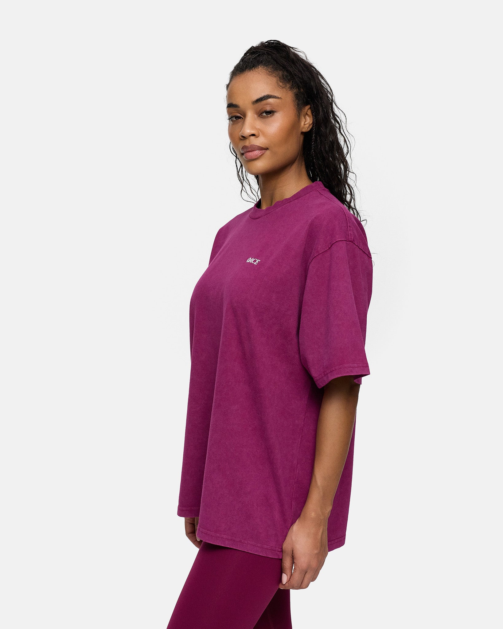 washed dark plum
