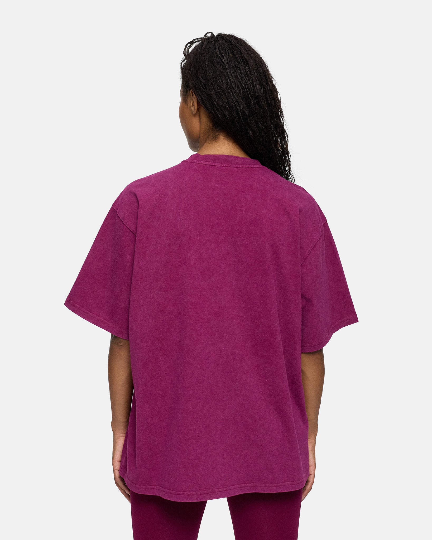 washed dark plum