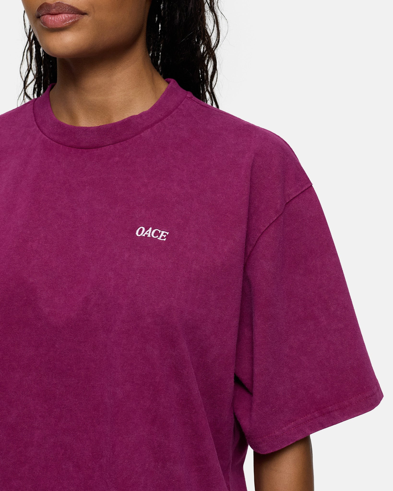 washed dark plum