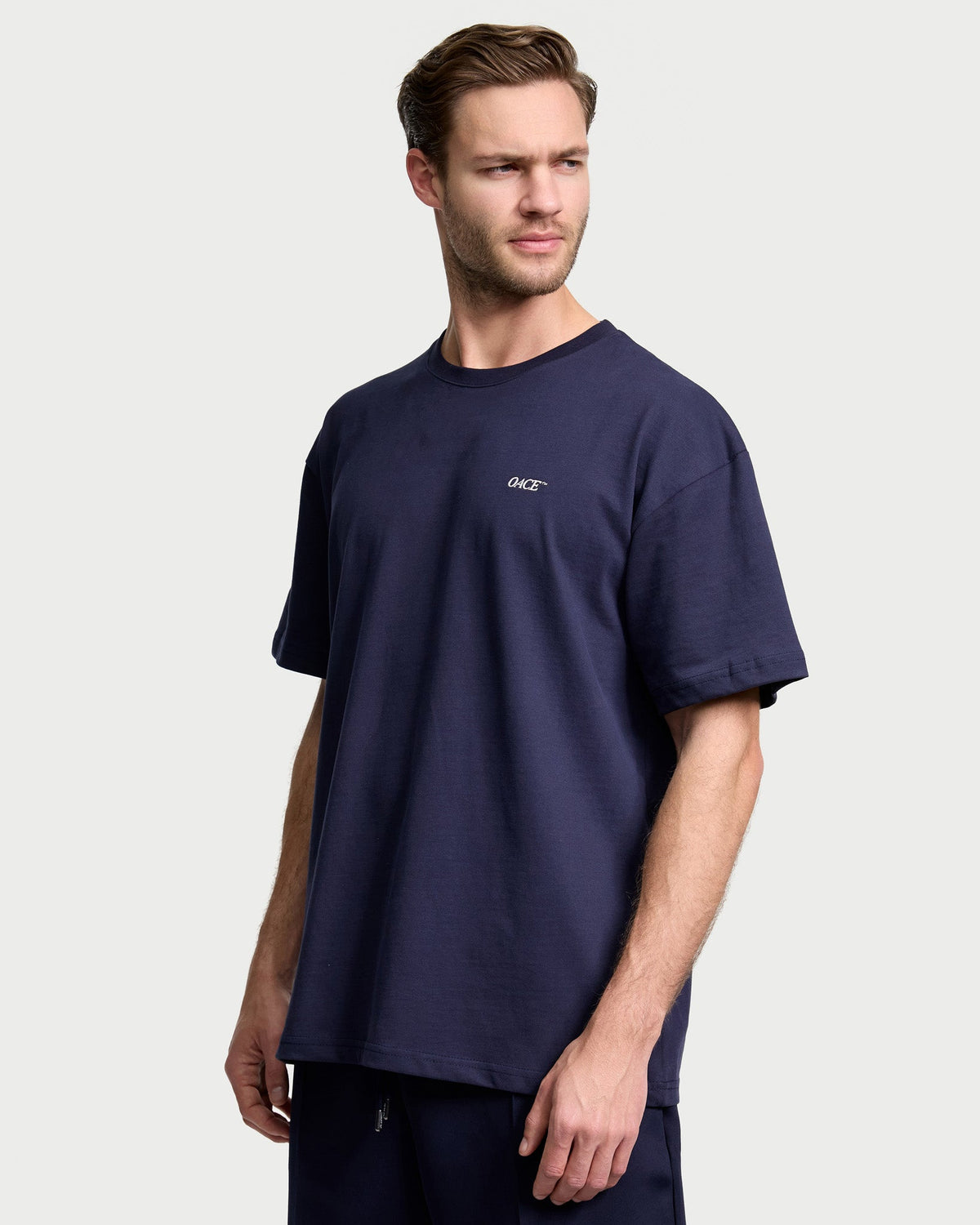 Bon Vivant Oversized T-Shirt - dark blue