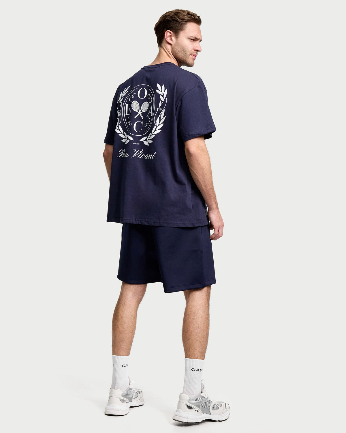 Bon Vivant Oversized T-Shirt - dark blue