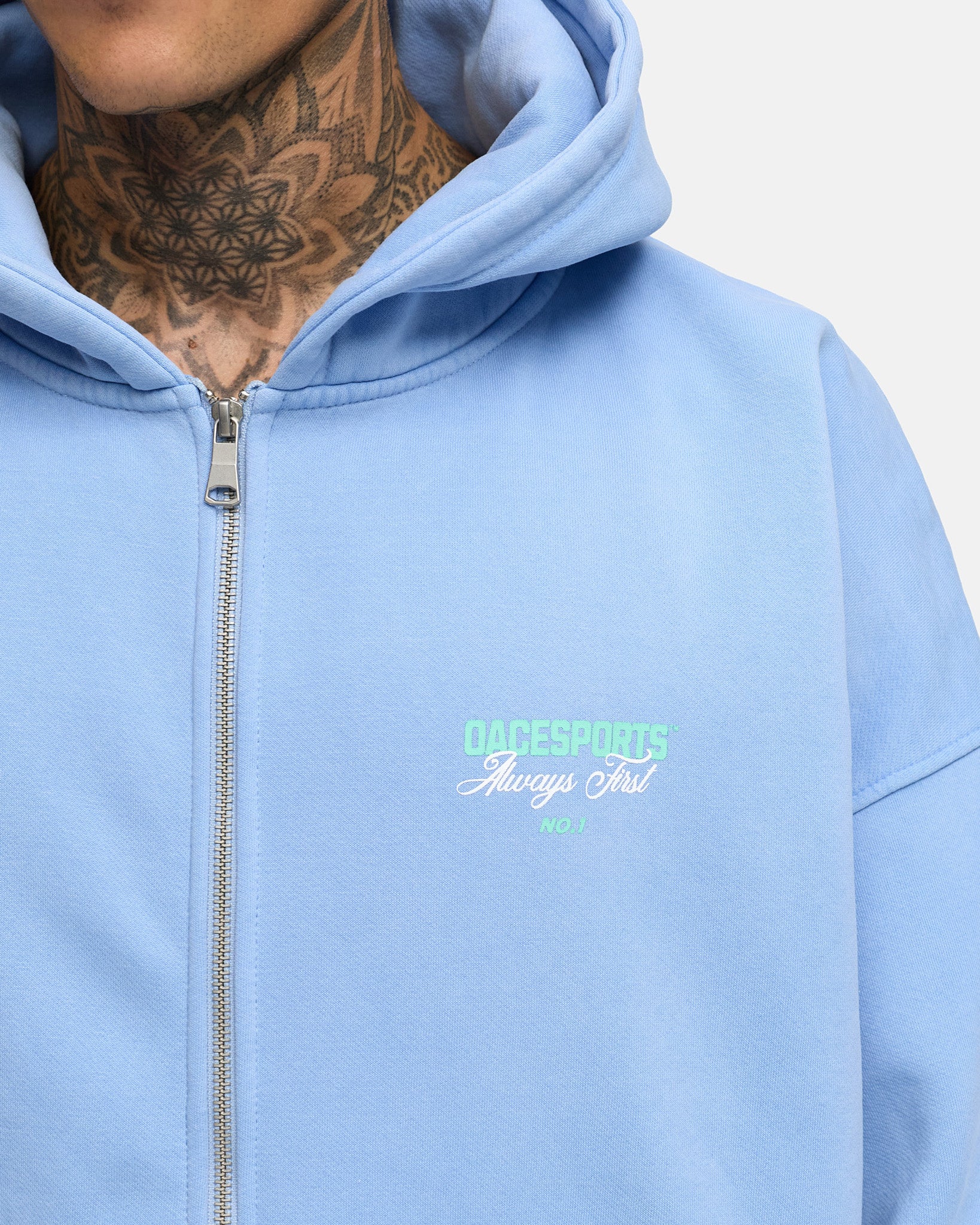 washed aqua blue|men