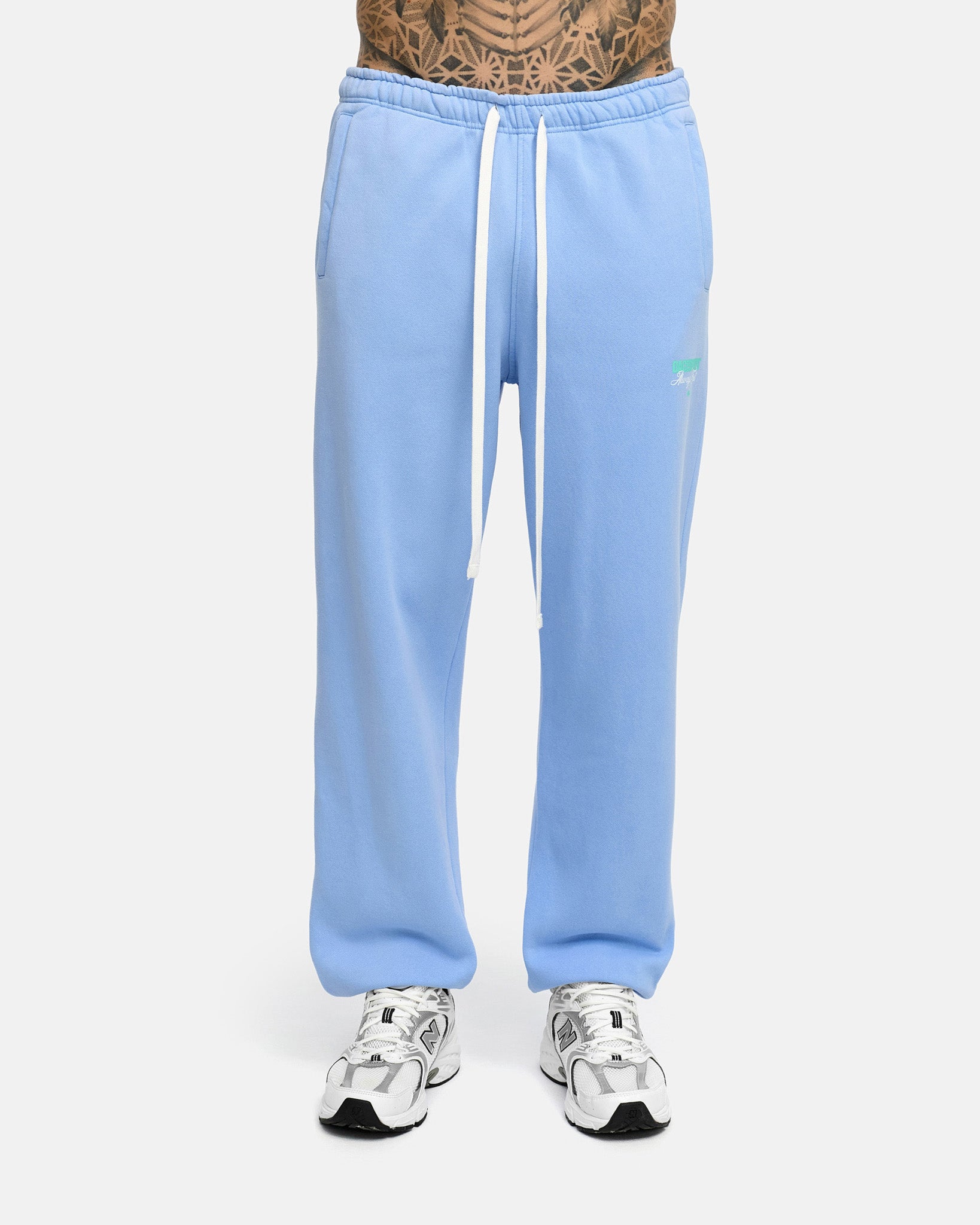 washed aqua blue|men