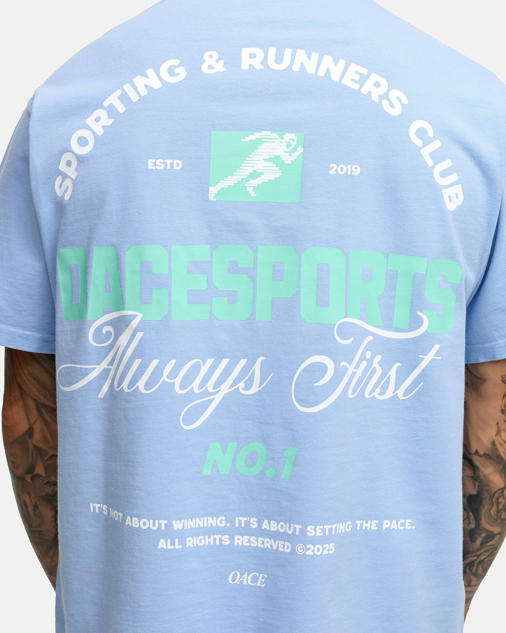 washed aqua blue|men