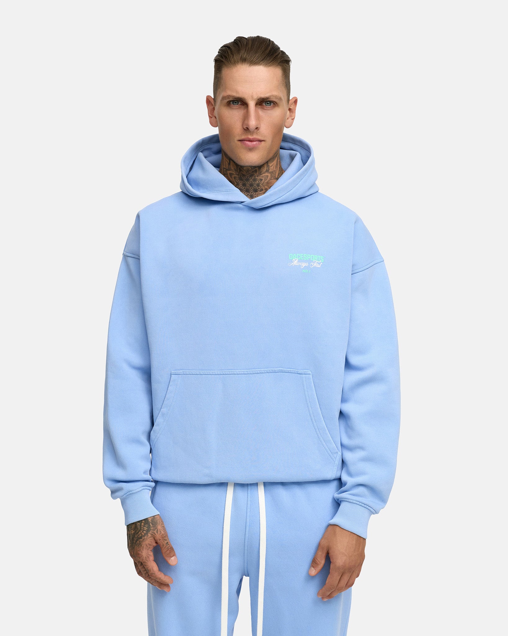 washed aqua blue|men