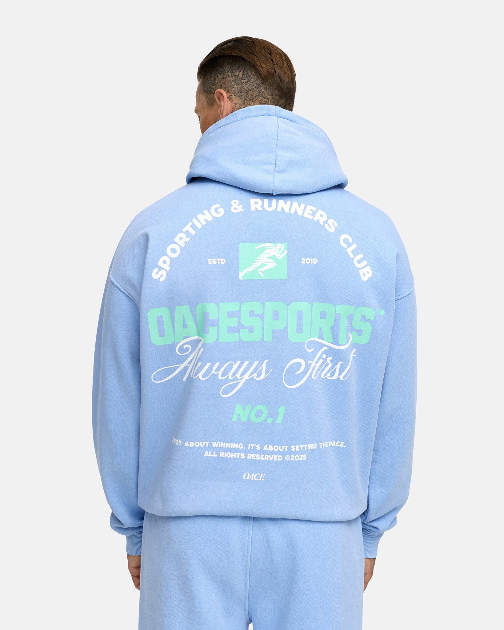 washed aqua blue|men