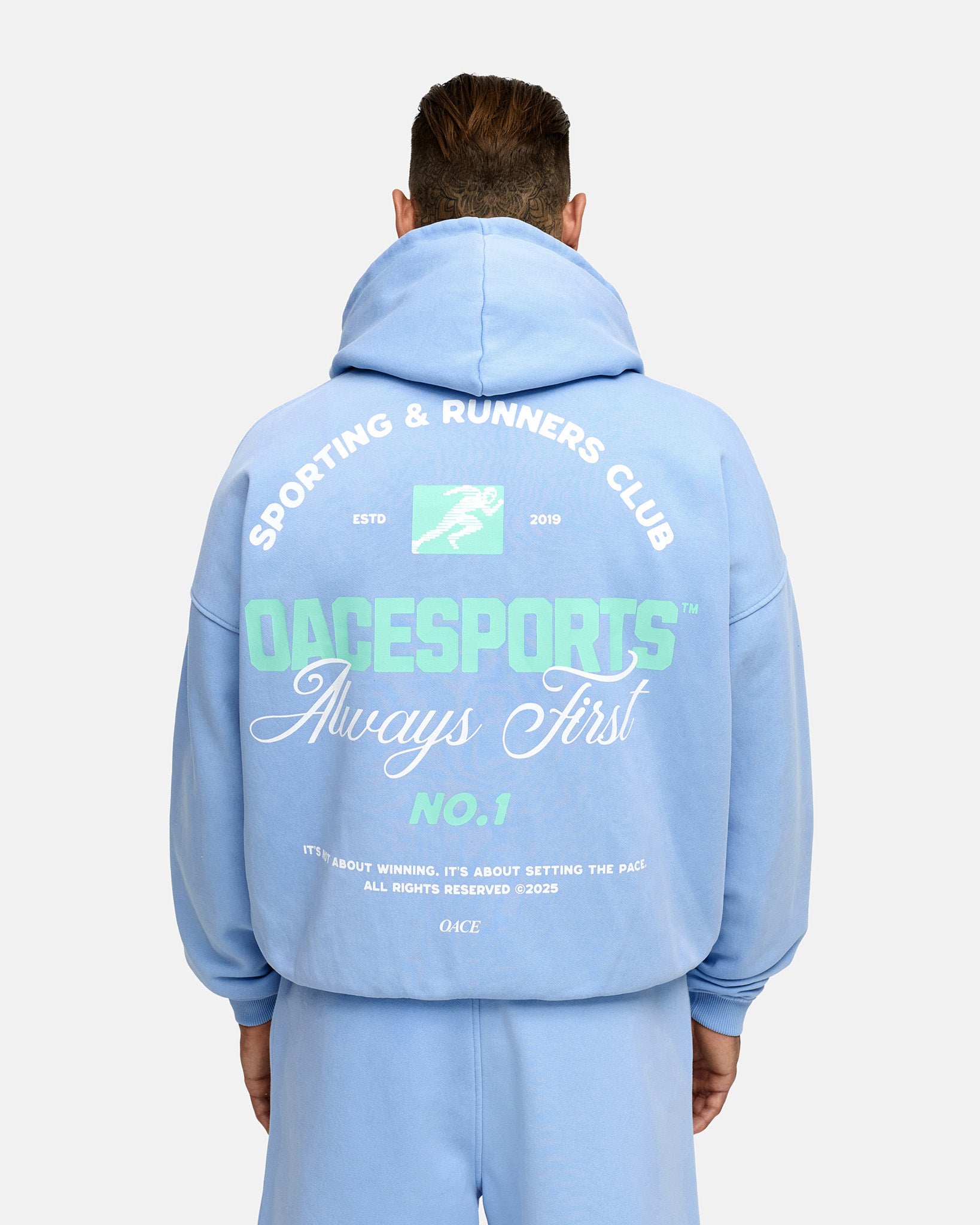 washed aqua blue|men