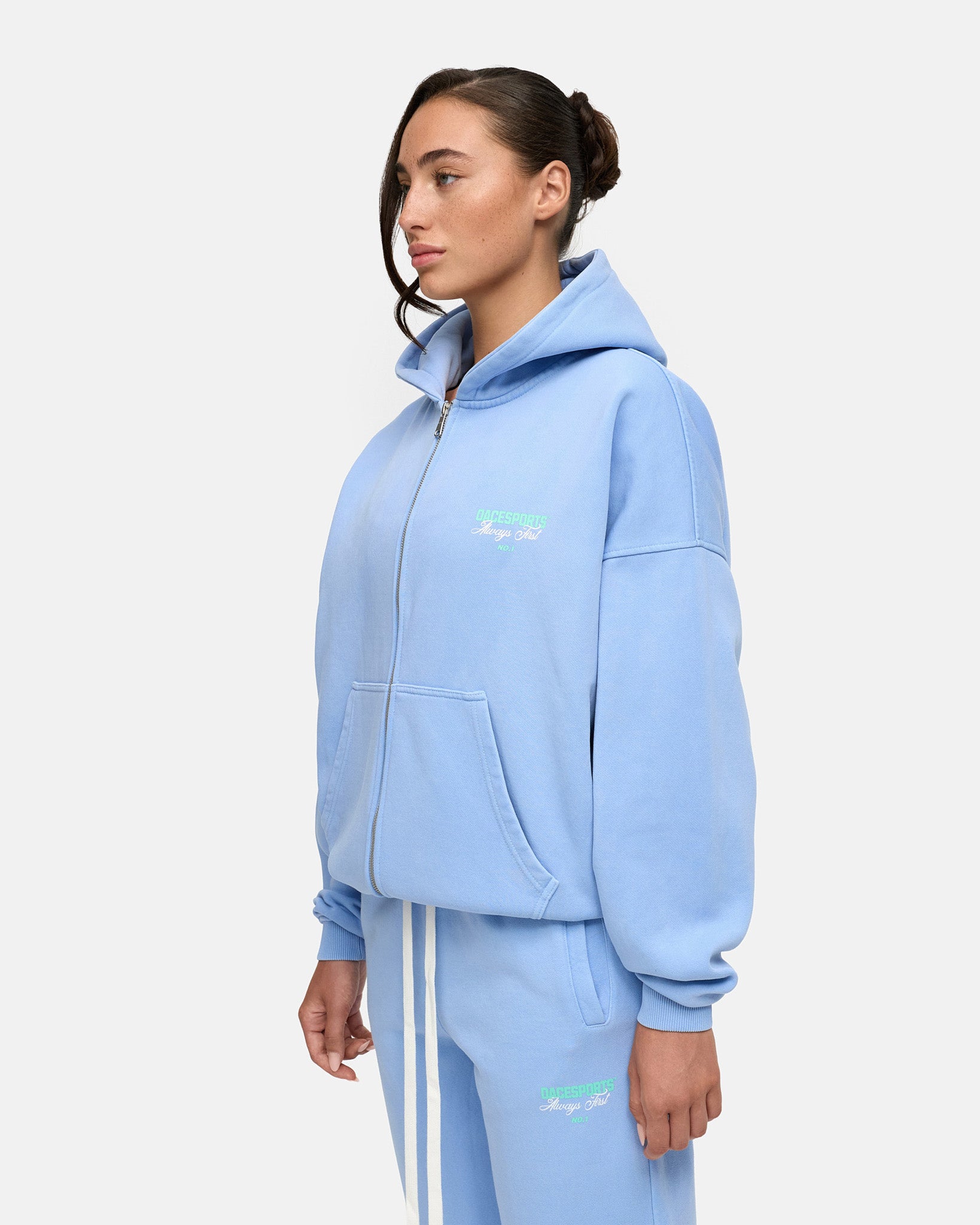washed aqua blue|women