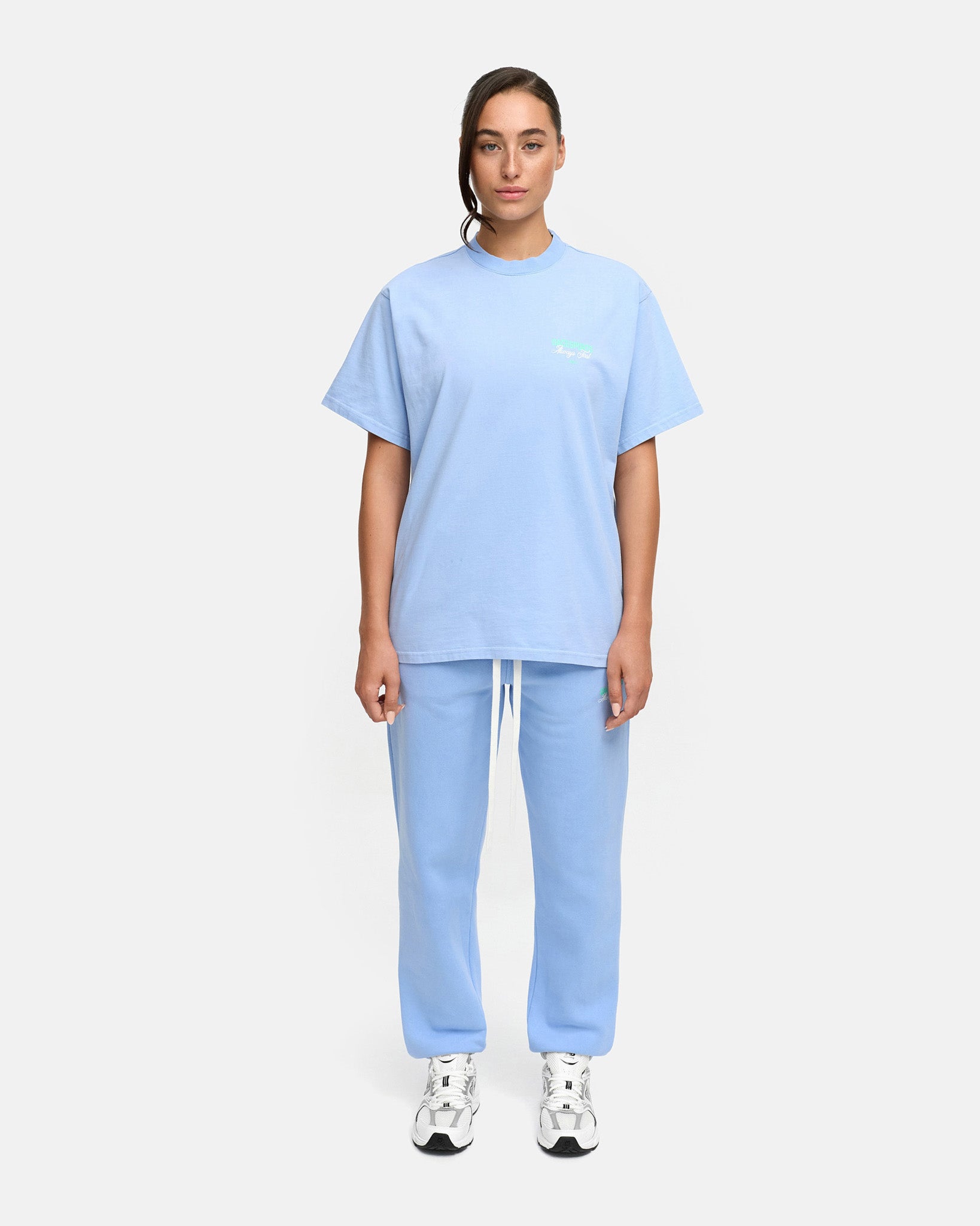 washed aqua blue|women