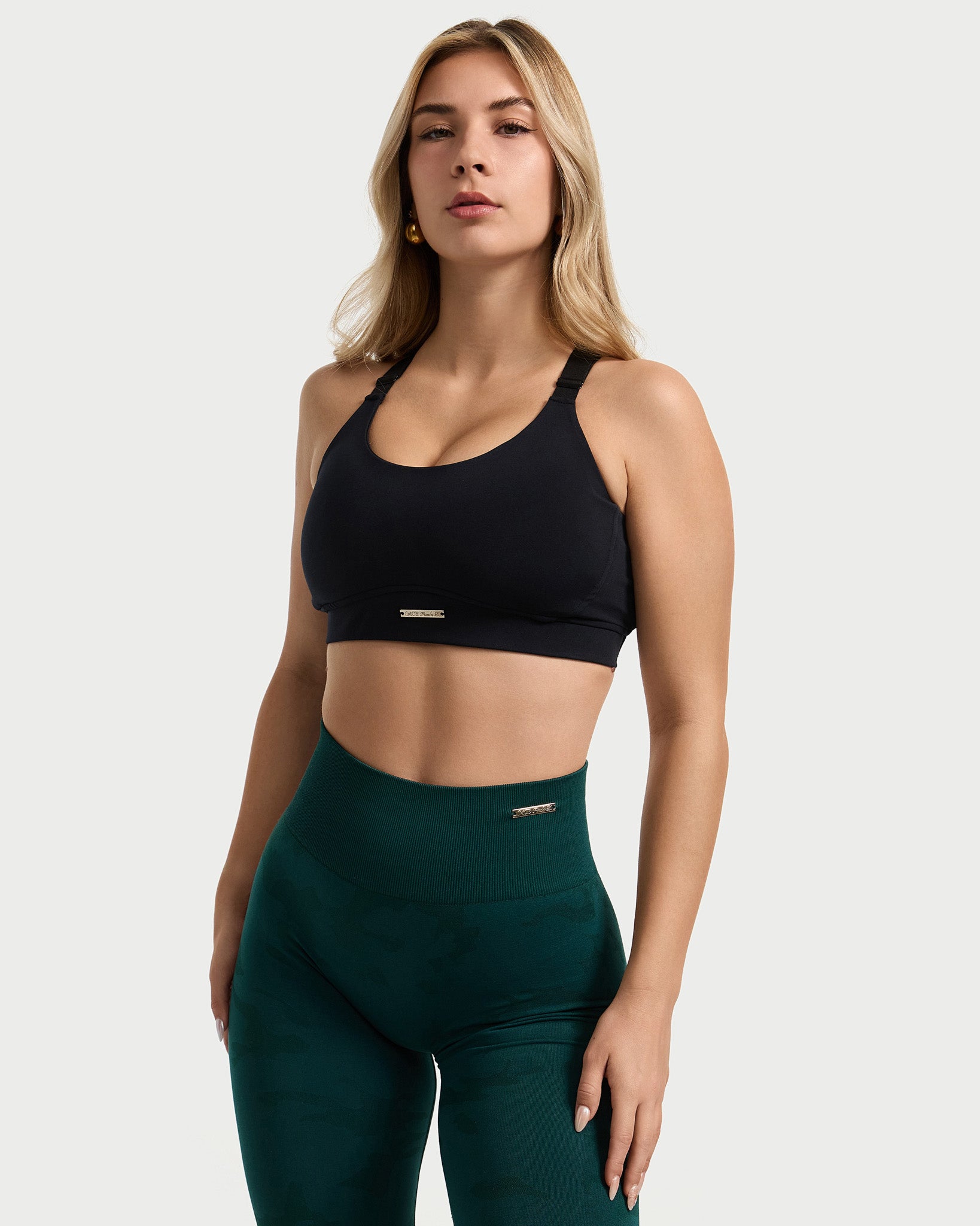 Black girl sports bra on sale