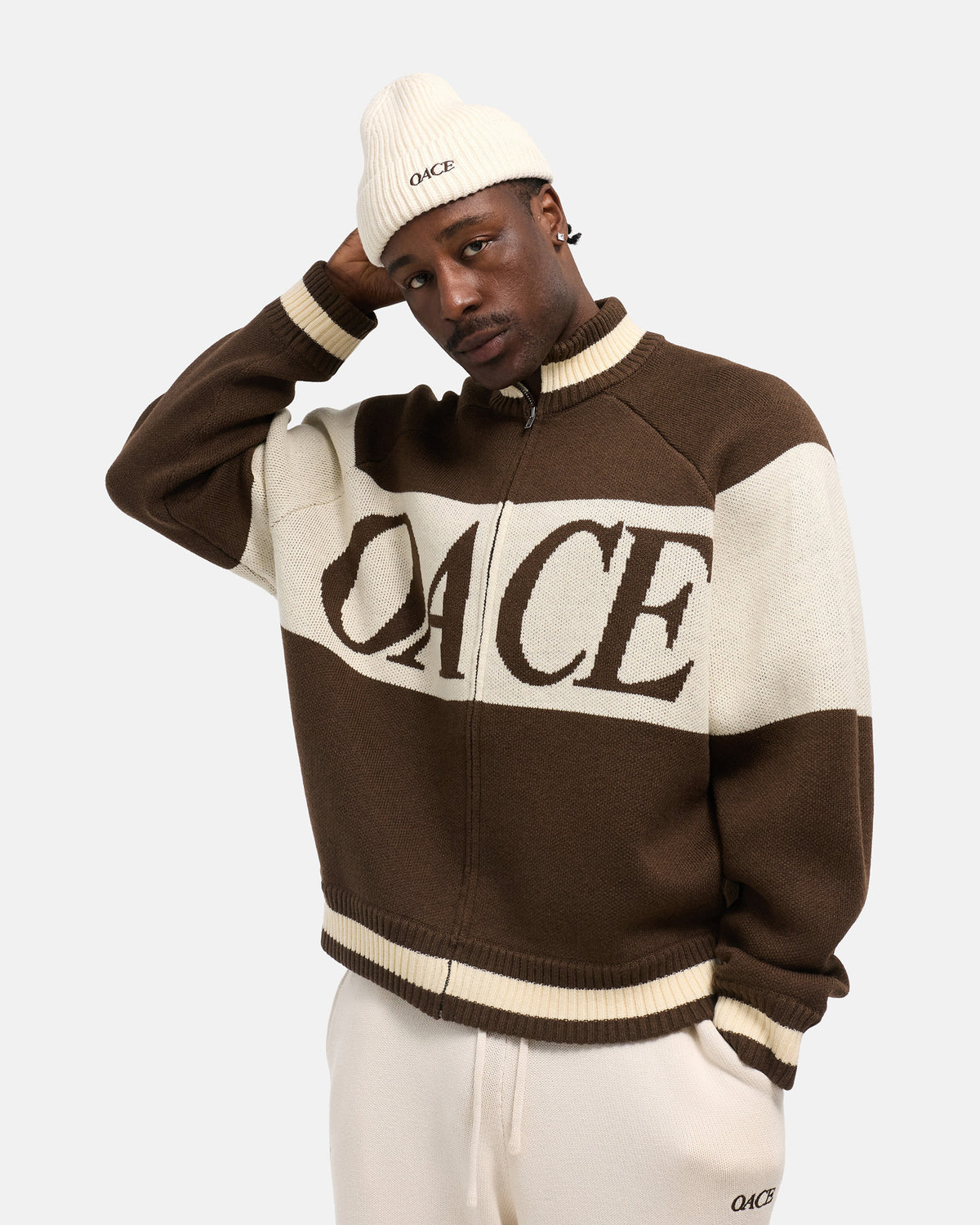 espresso/cream beige|men