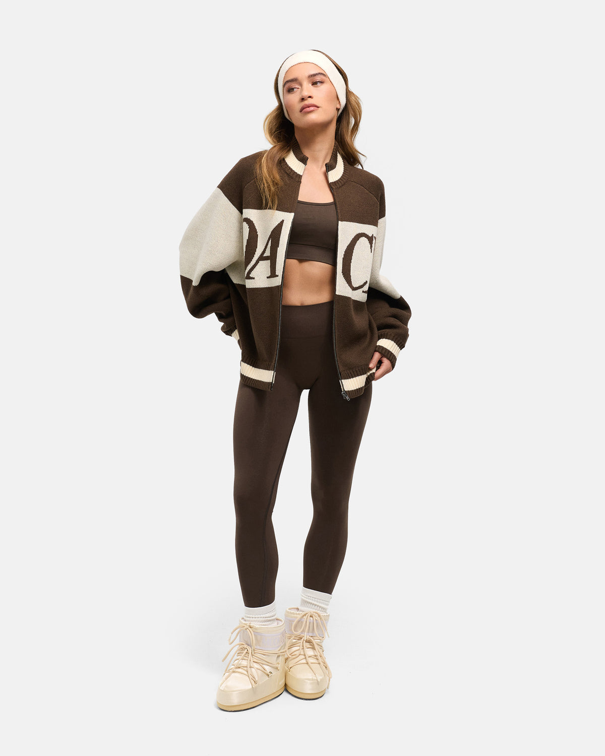 espresso/cream beige|women