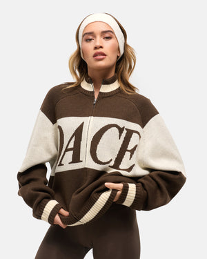 espresso/cream beige|women