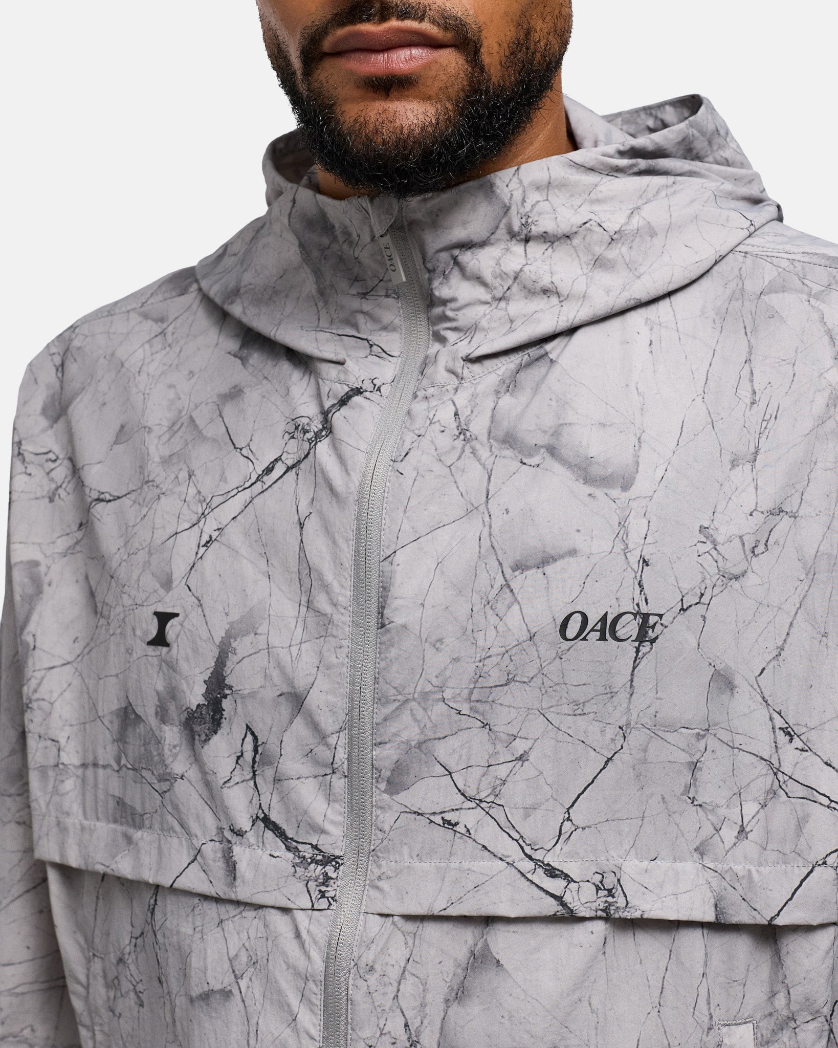cracked foggy grey