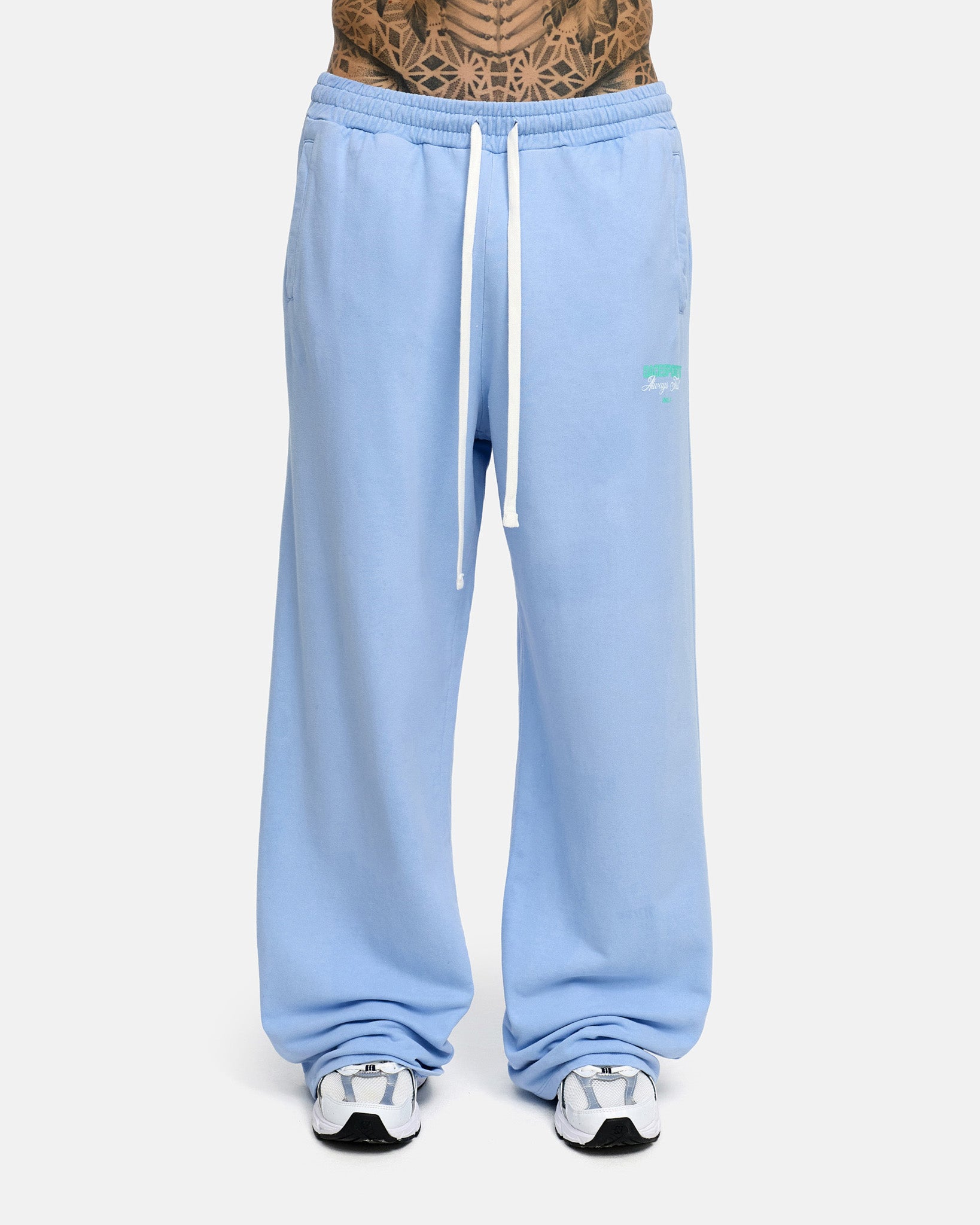 washed aqua blue