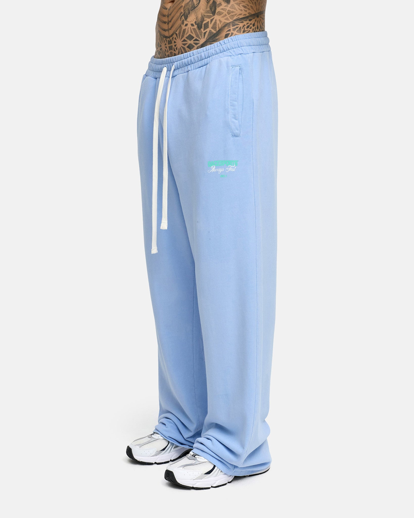 washed aqua blue