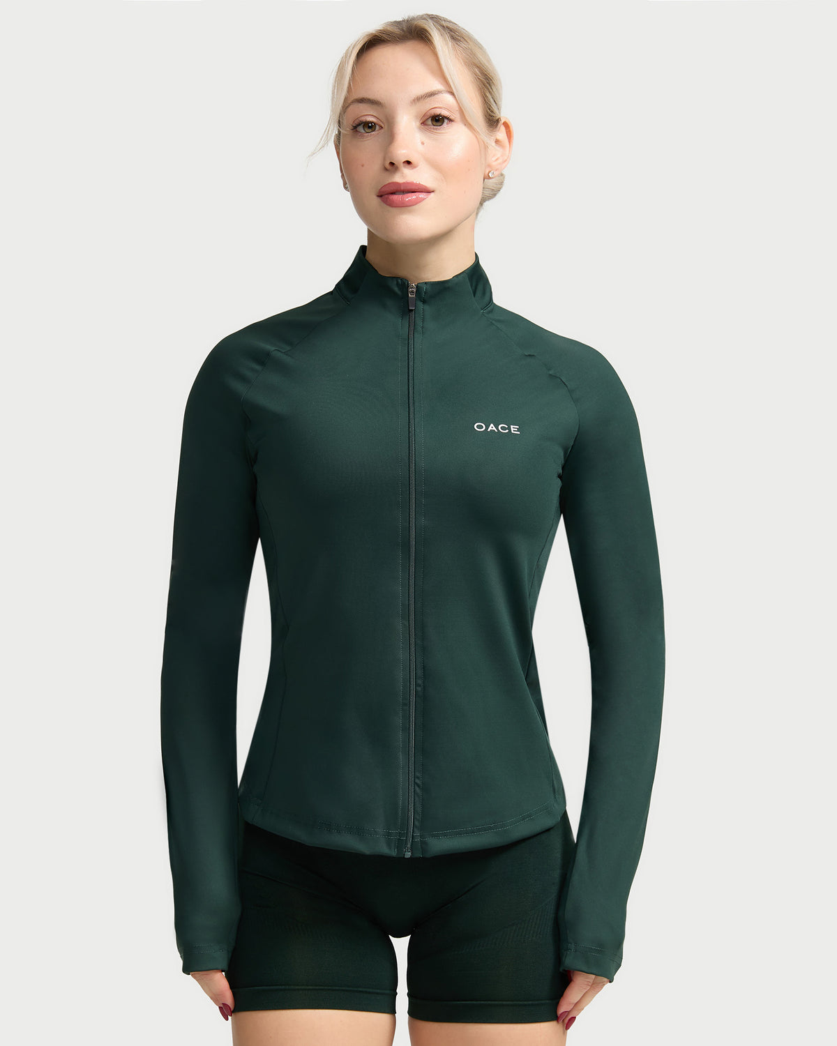 Nylon Jacket Women - dark green / XS