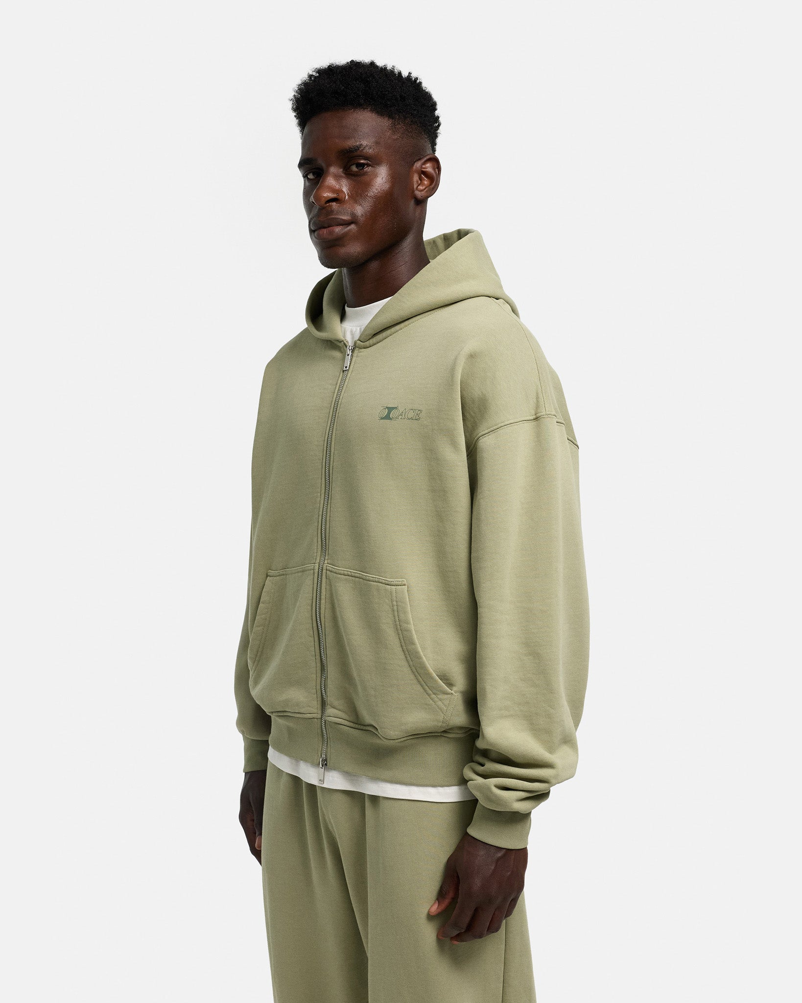 washed dusty olive