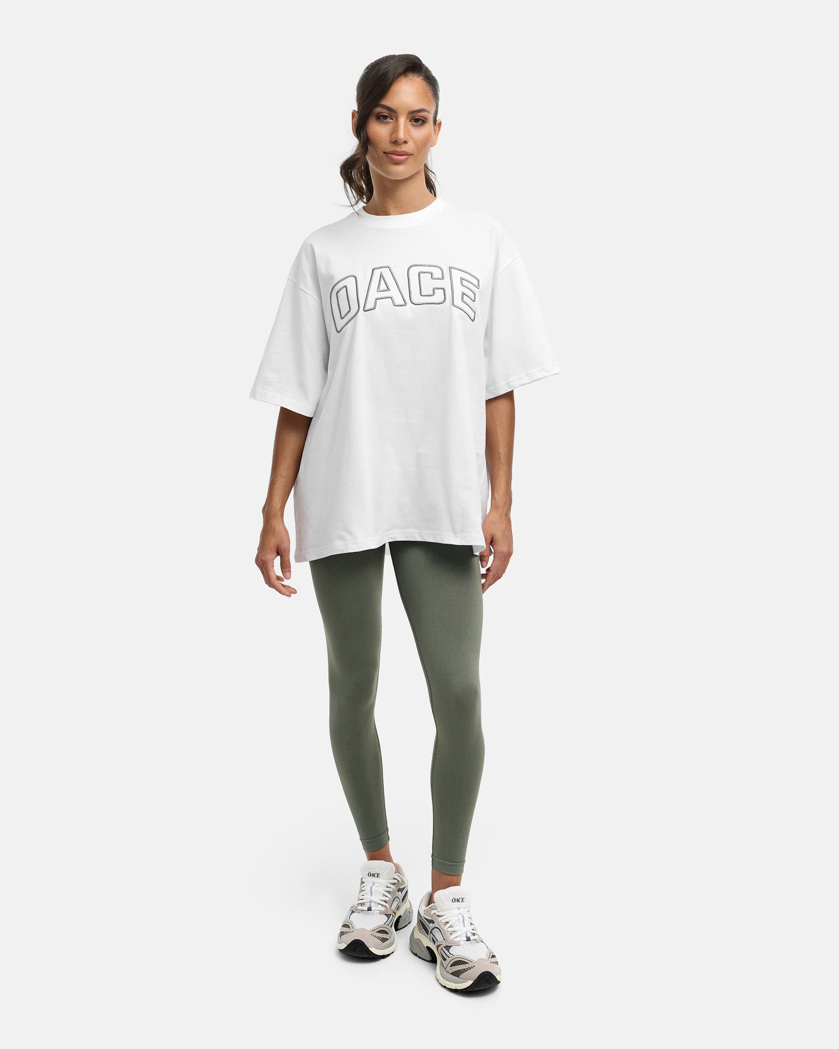 white/moss green