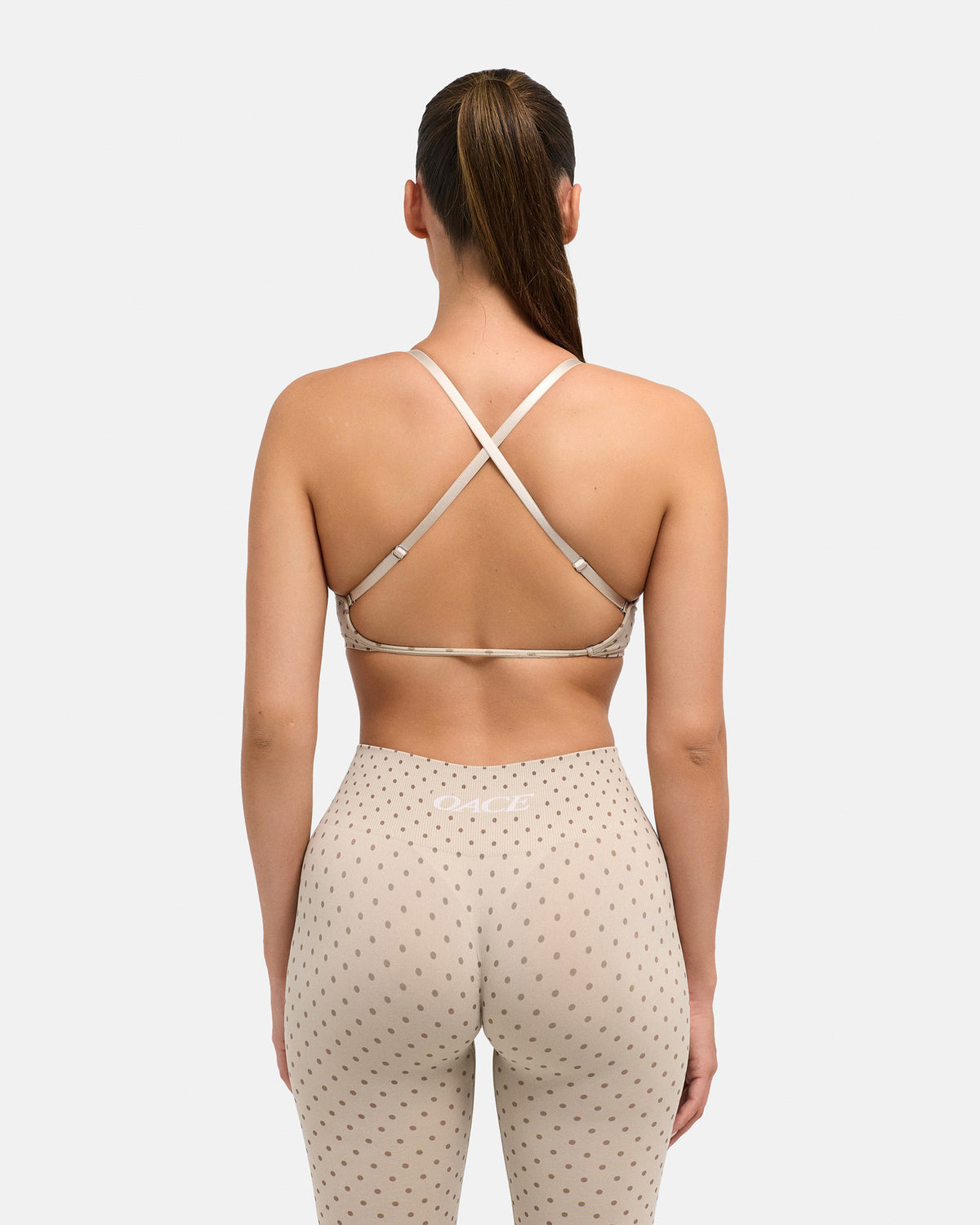 taupe/dots