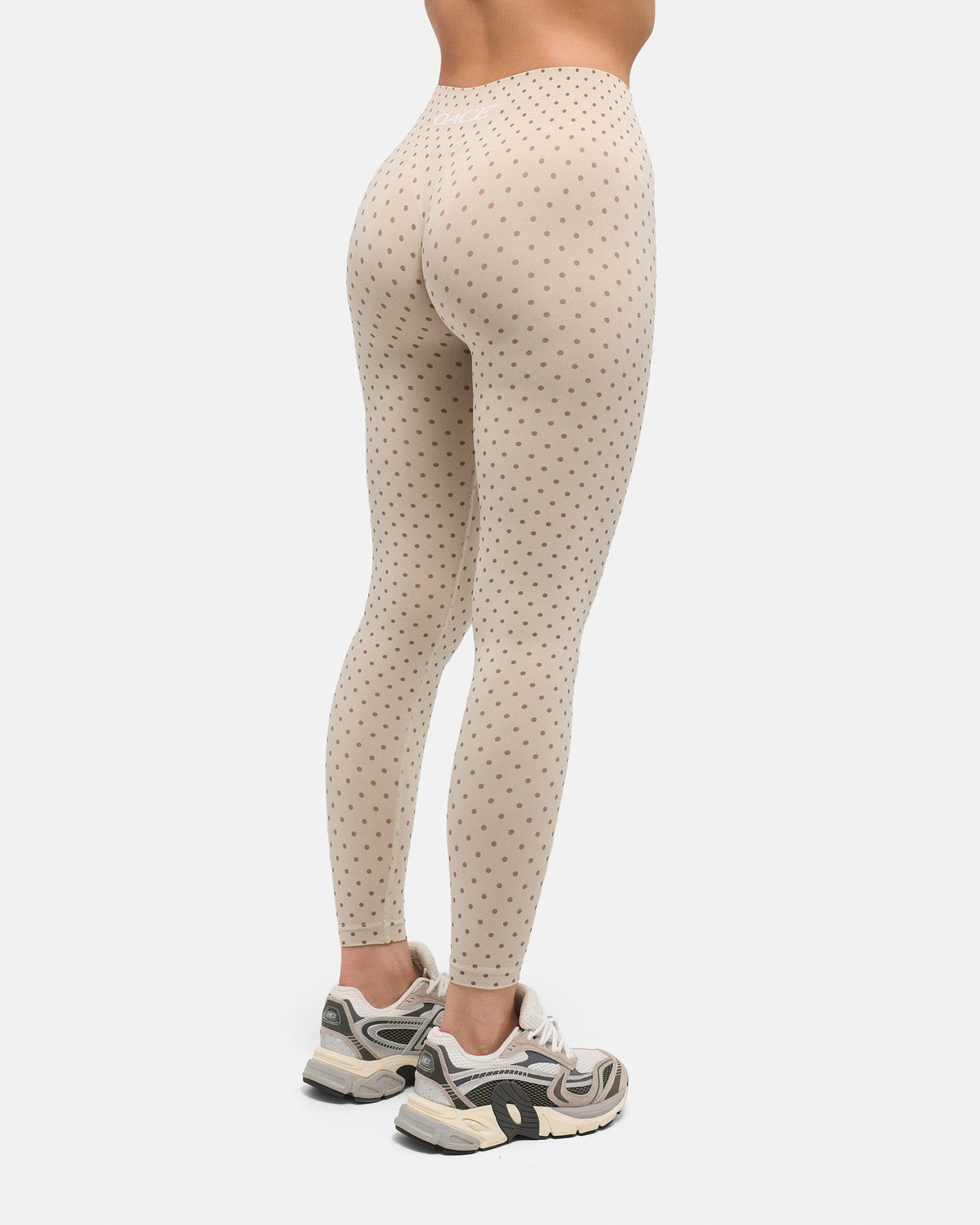 taupe/dots