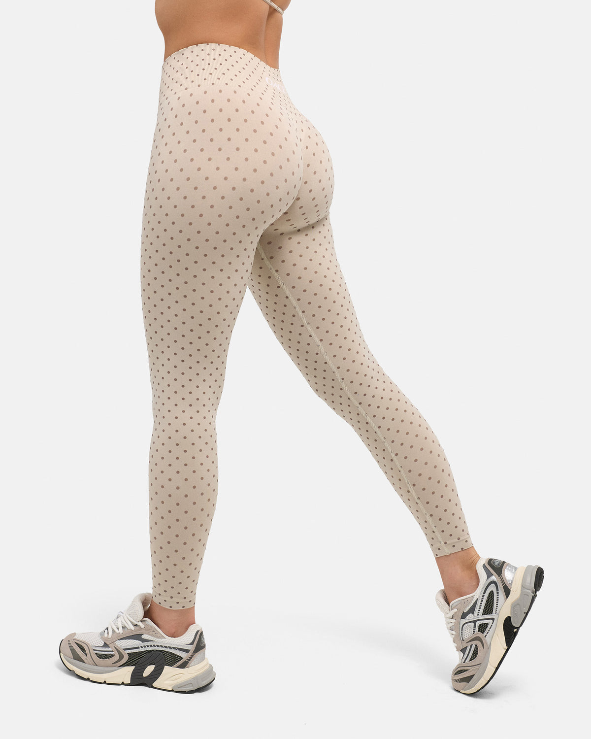 taupe/dots