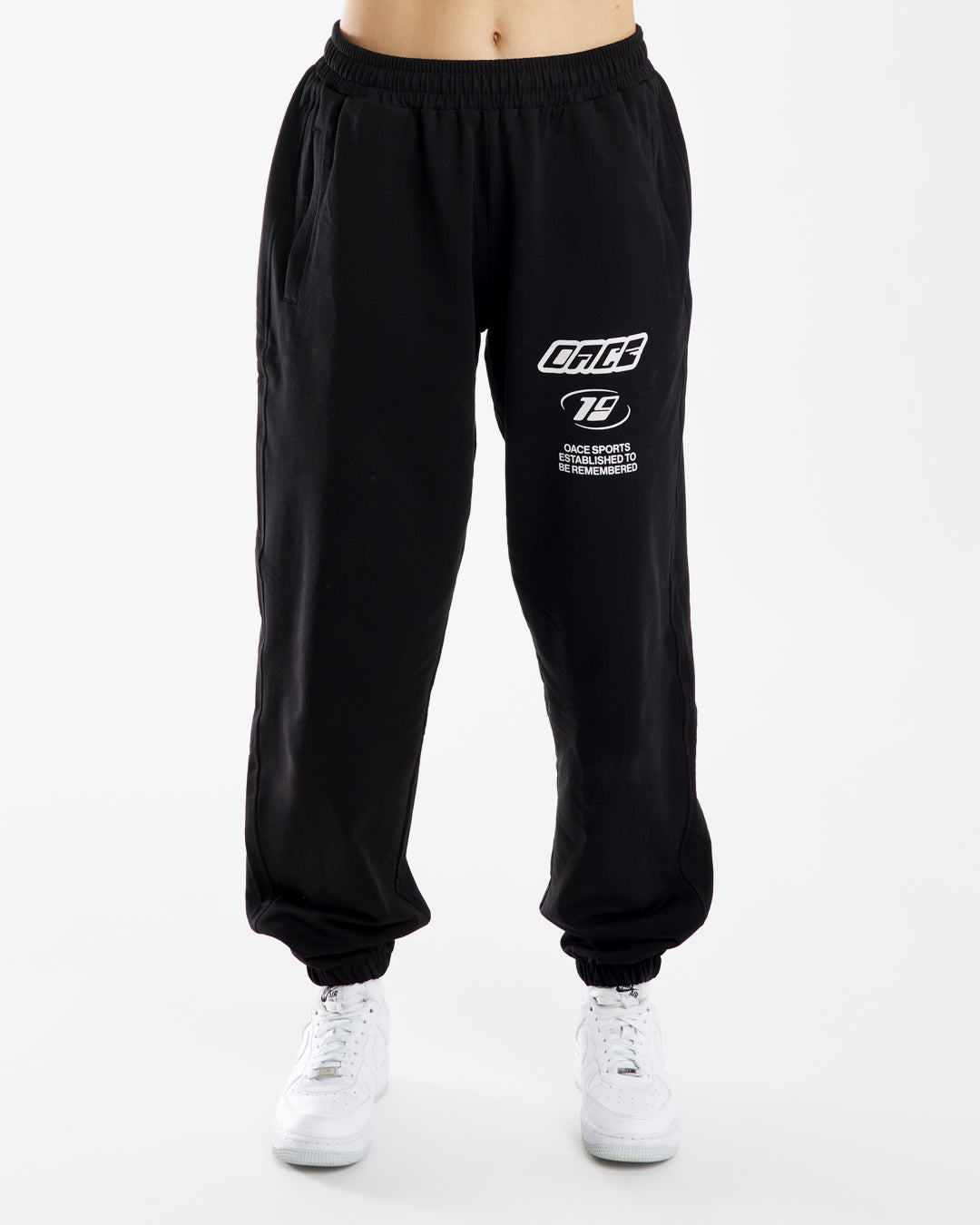 2K Baggy Jogger Pants Women - true black / XS