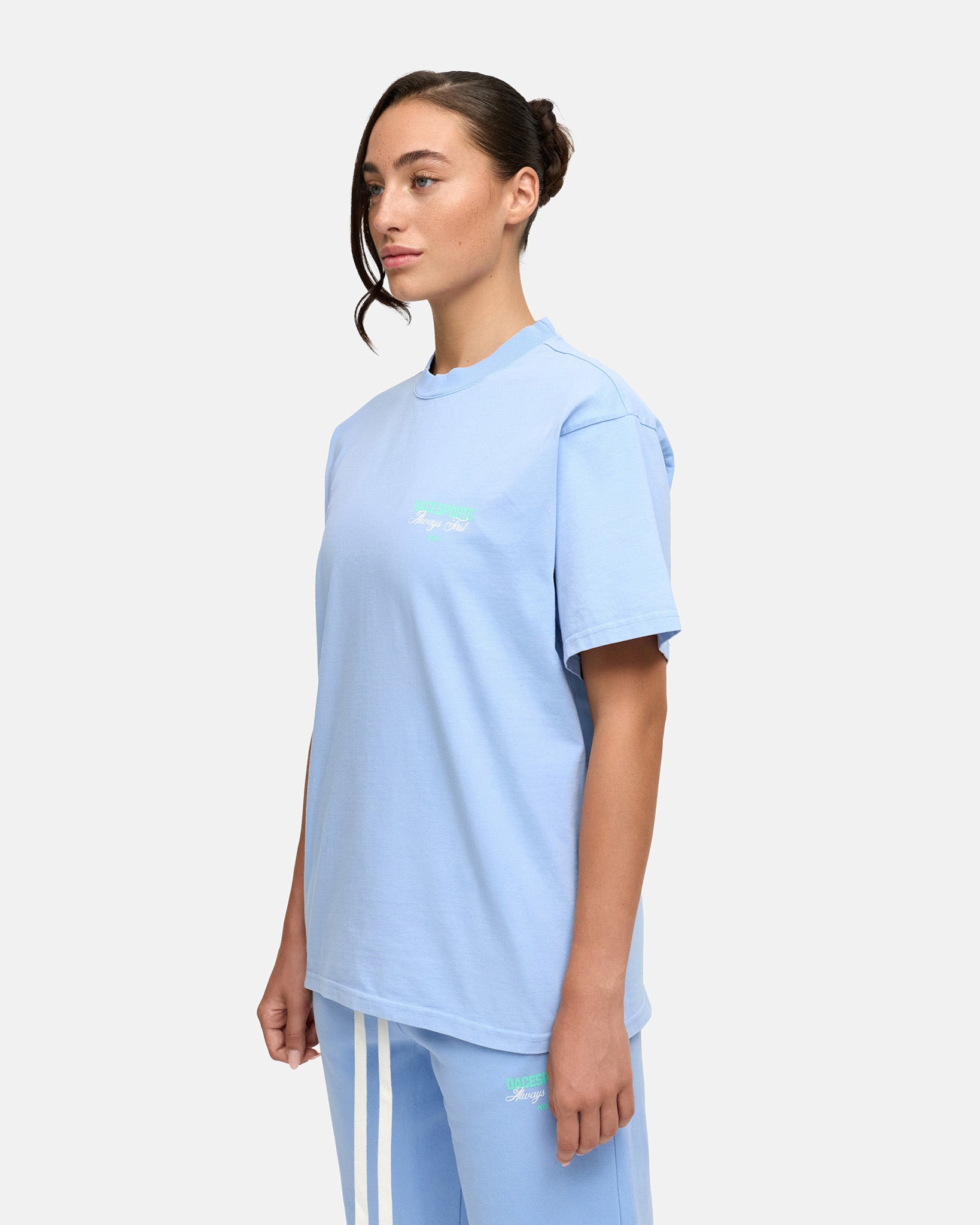 washed aqua blue|women